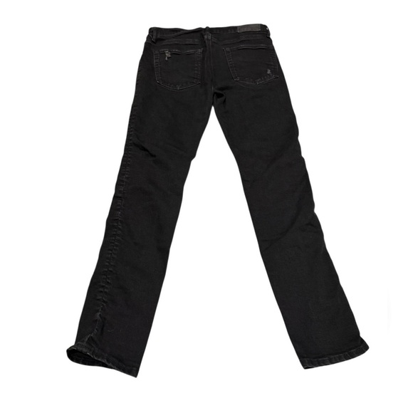 American Eagle Outfitters AirFlex Jeans Athletic Skinny Black Denim Size 29x30 - Picture 2 of 5